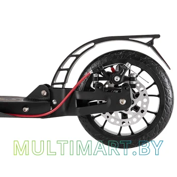 Самокат Tech Team City Scooter Disk Brake 2021 (черный/красный) картинка 4